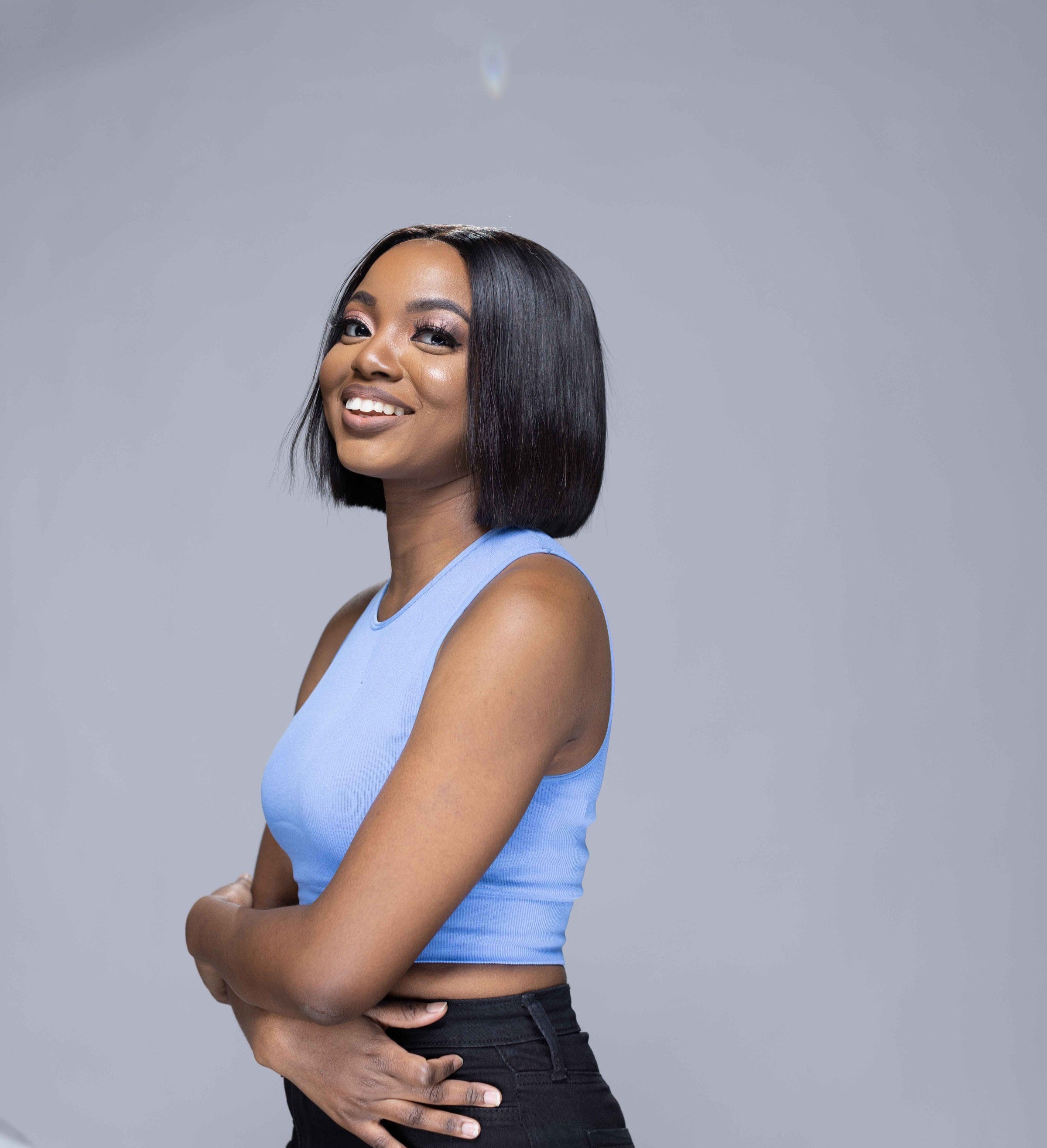 Canadian KokaHair Bob wigs for every style in canada "10-inch bone straight bob wig - Canada & USA wigs near me