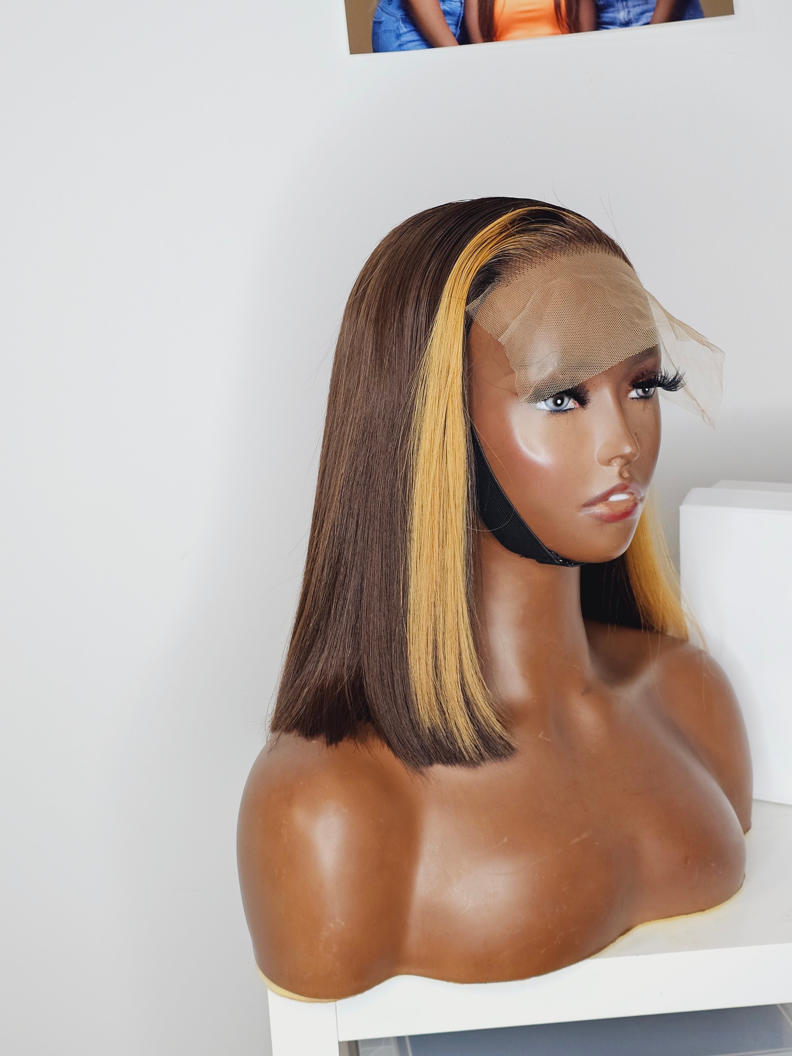 Canadian KokaHair Bob wigs for every style in canada "10-inch bone straight bob wig - Canada & USA wigs near me