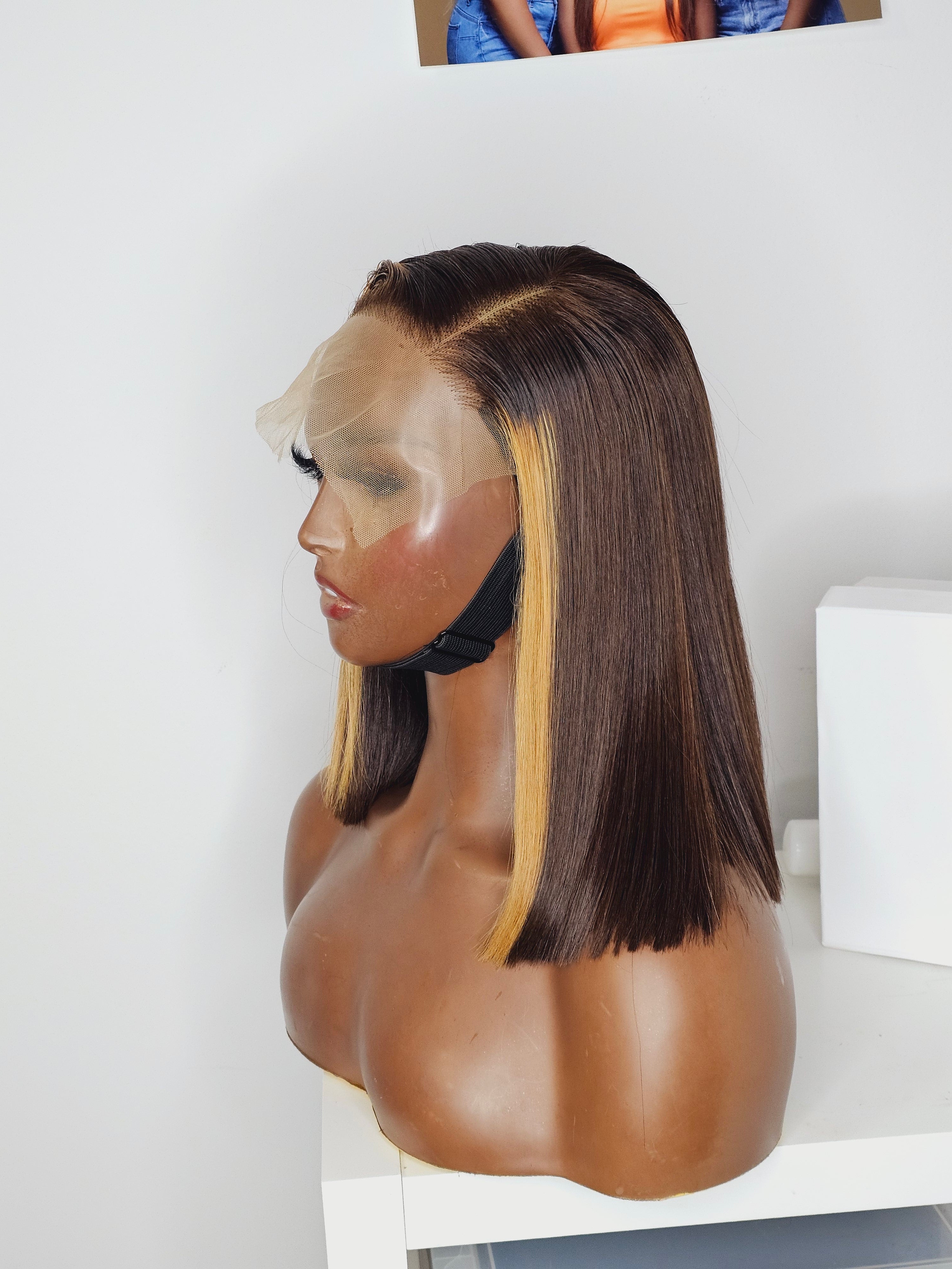 Canadian KokaHair Bob wigs for every style in canada "10-inch bone straight bob wig - Canada & USA wigs near me