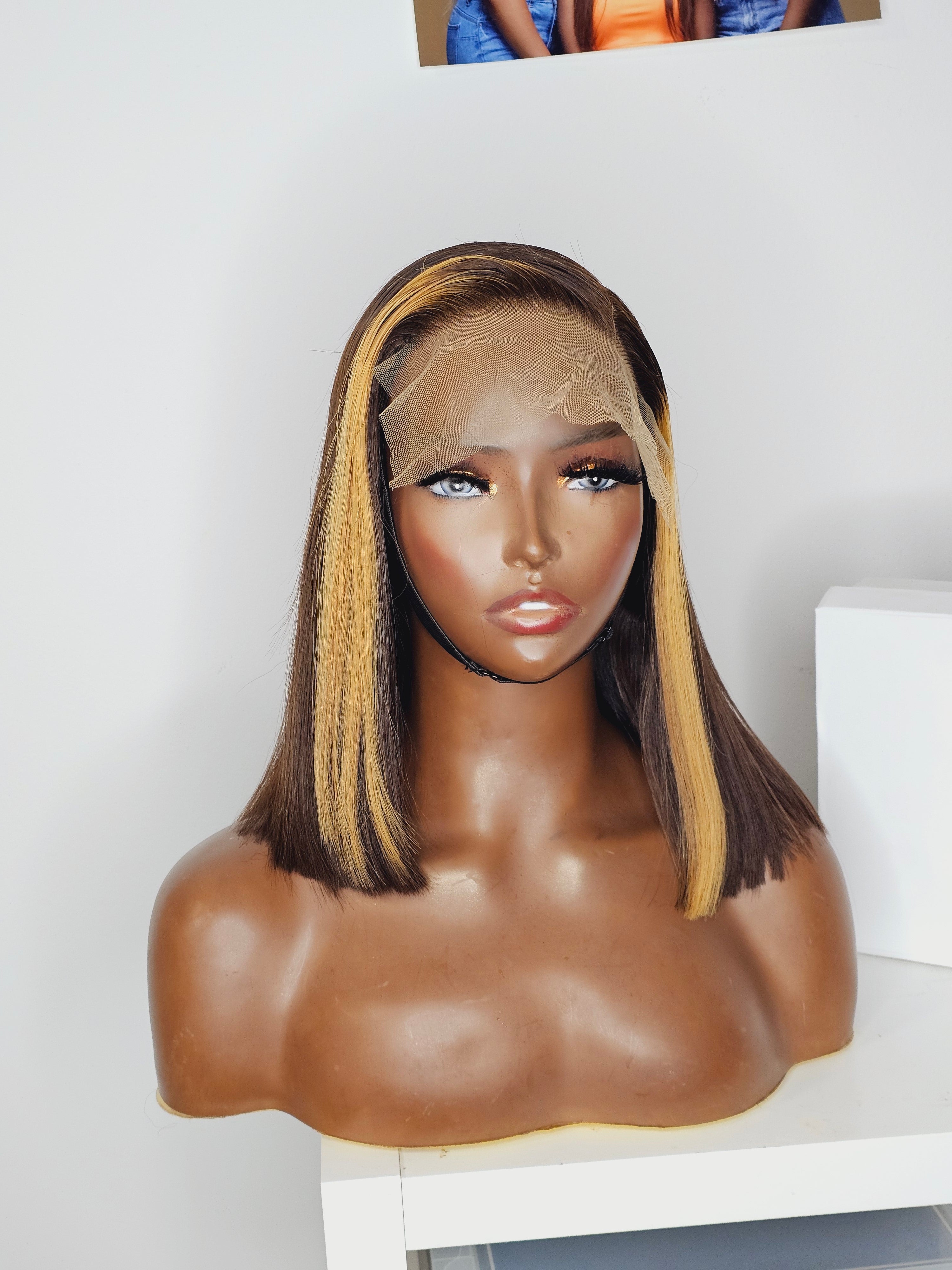 Canadian KokaHair Bob wigs for every style in canada "10-inch bone straight bob wig - Canada & USA wigs near me