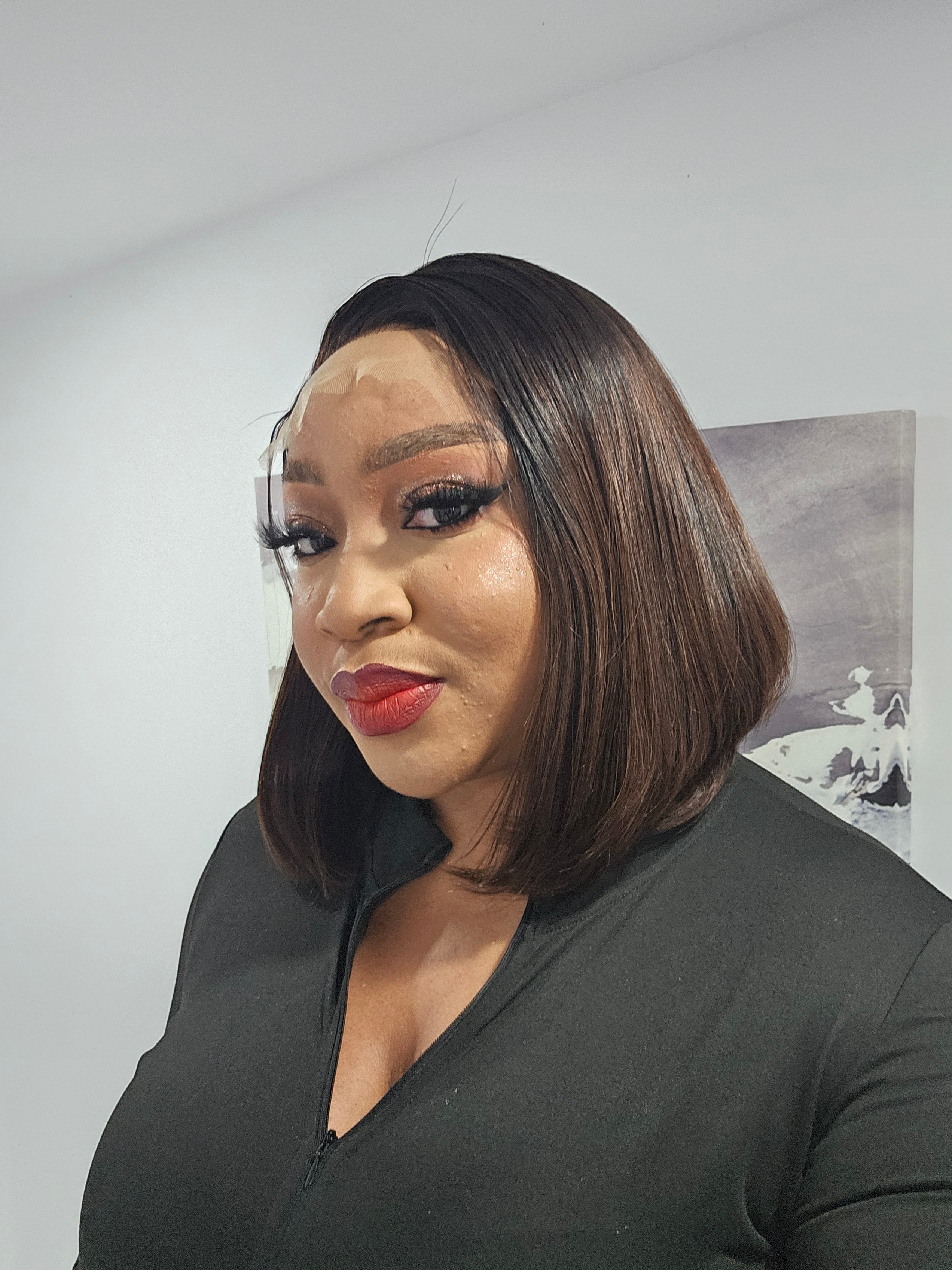 Canadian KokaHair Bob wigs for every style in canada "10-inch bone straight bob wig - Canada & USA wigs near me