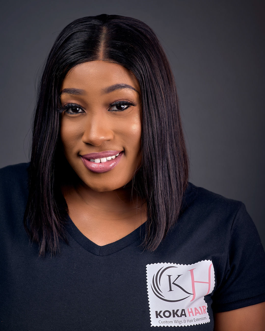 Canadian KokaHair Bob wigs for every style in canada "10-inch bone straight bob wig - Canada & USA wigs near me