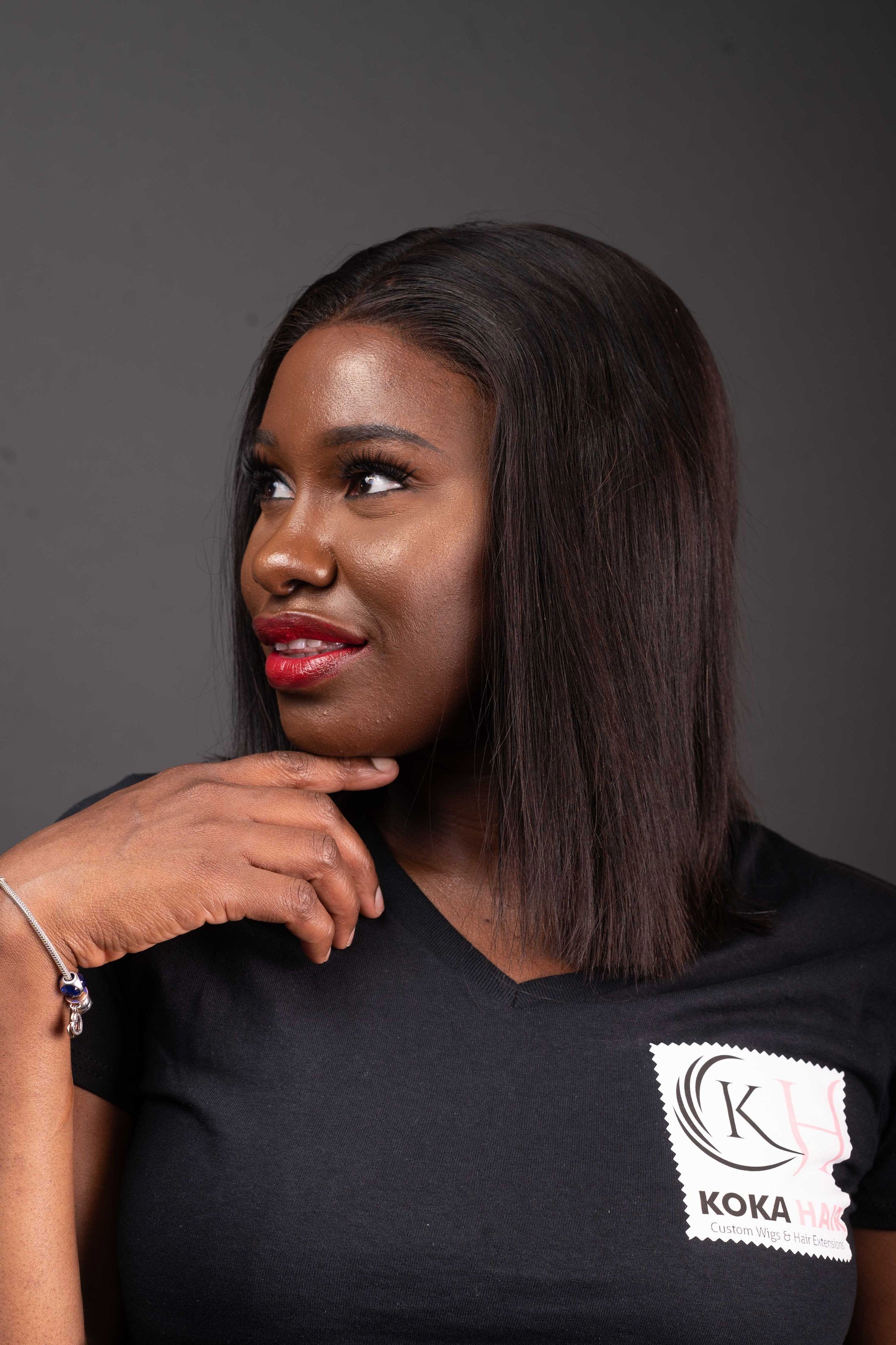 Canadian KokaHair Bob wigs for every style in canada "10-inch bone straight bob wig - Canada & USA wigs near me