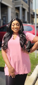 24" WAVY CURLS Glueless wig