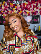 16" Ginger Curly wig