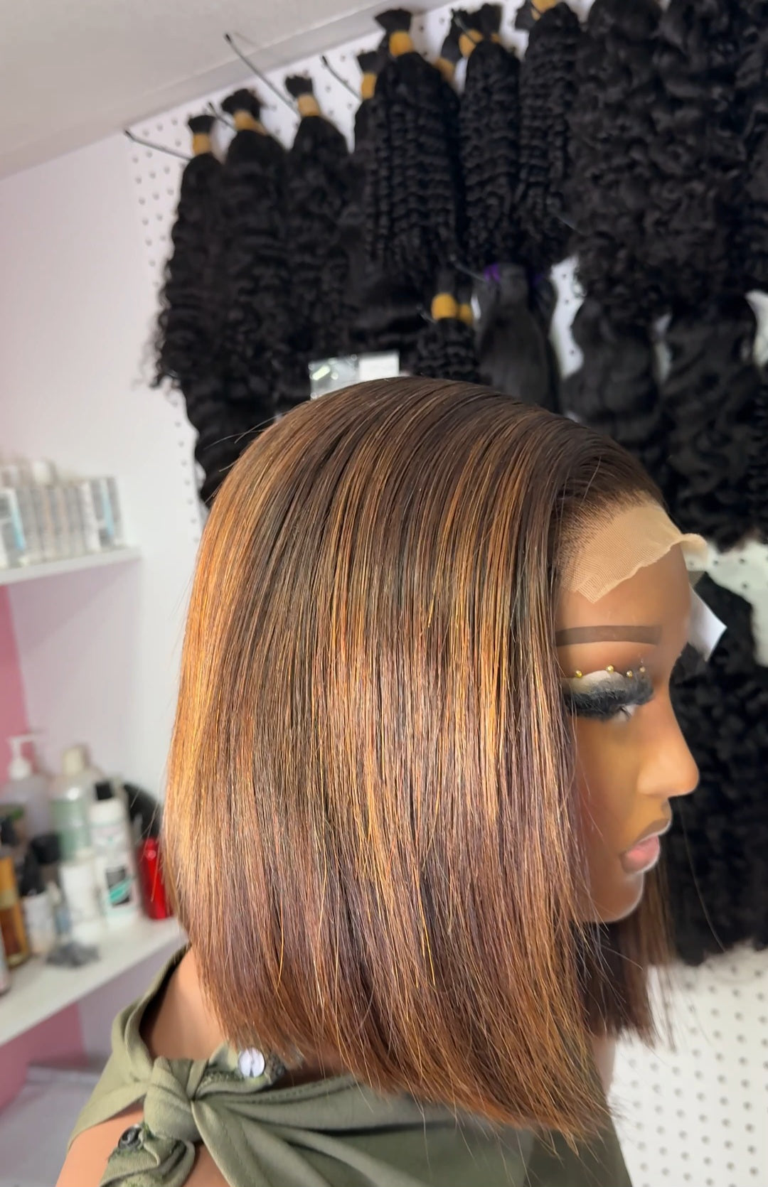 Highlight luxury Bob Wig