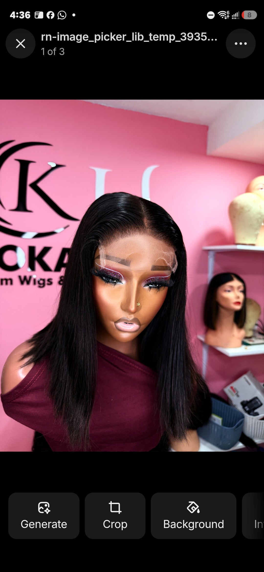 Long Straight luxury wig